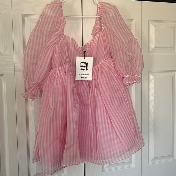 Selkie Dresses & Skirts - SOLD ***Selkie x Maison Amory Candy Striper Puff Dress BNWT 1X